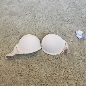 strapless push up bra